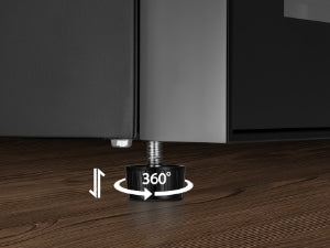 direct-cooling fridge-Adjustable Feet for Stability