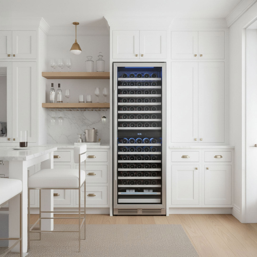 Yeego 24'' Dual Zone Wine Fridge, 154 Bottles