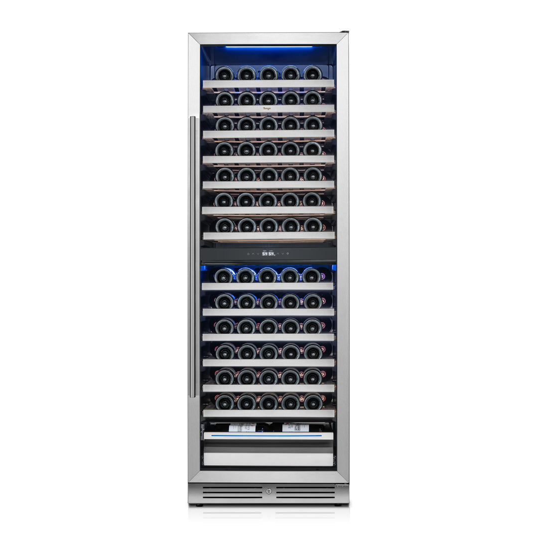 Yeego 24'' Dual Zone Wine Fridge, 154 Bottles