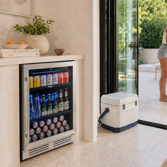 Beverage Fridge vs. Cooler vs. Ice Tub for Labor Day