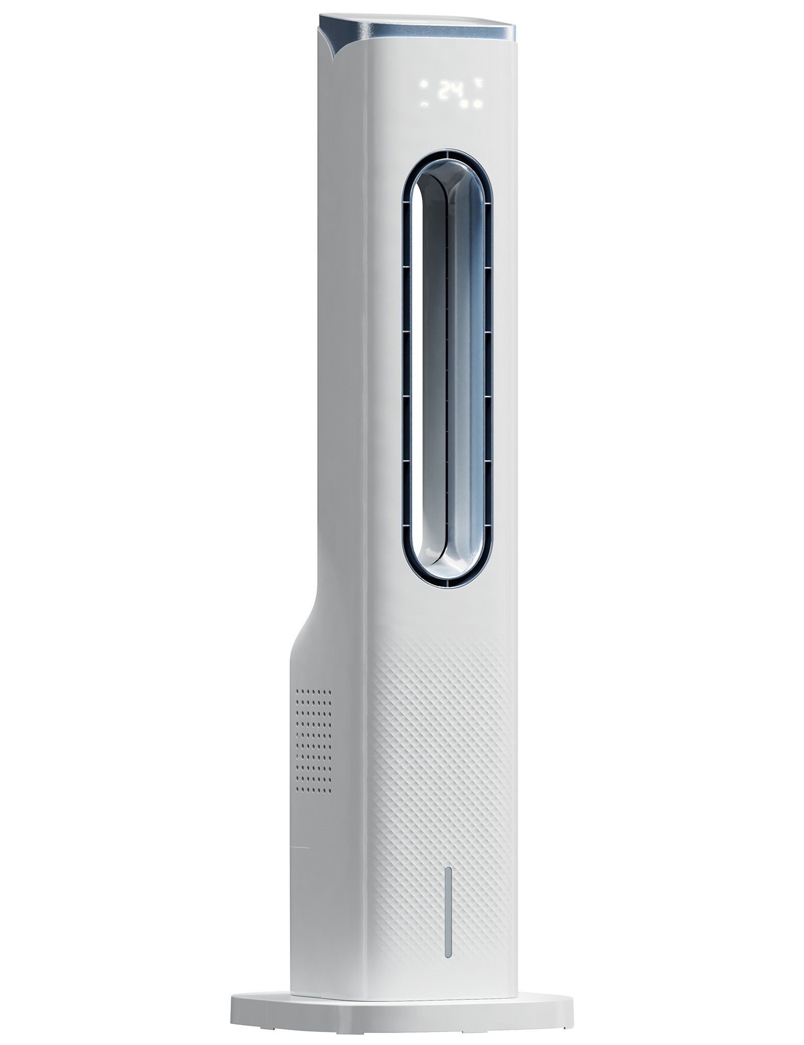 Cool Air Bladeless Tower Fan, 3 in 1 Evaporative Air Cooler For Powerful Air Circulation and Quiet Operation