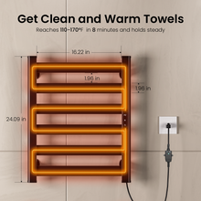 23.6'' Height Wall Mounted Towel Warmer - Yeego Life