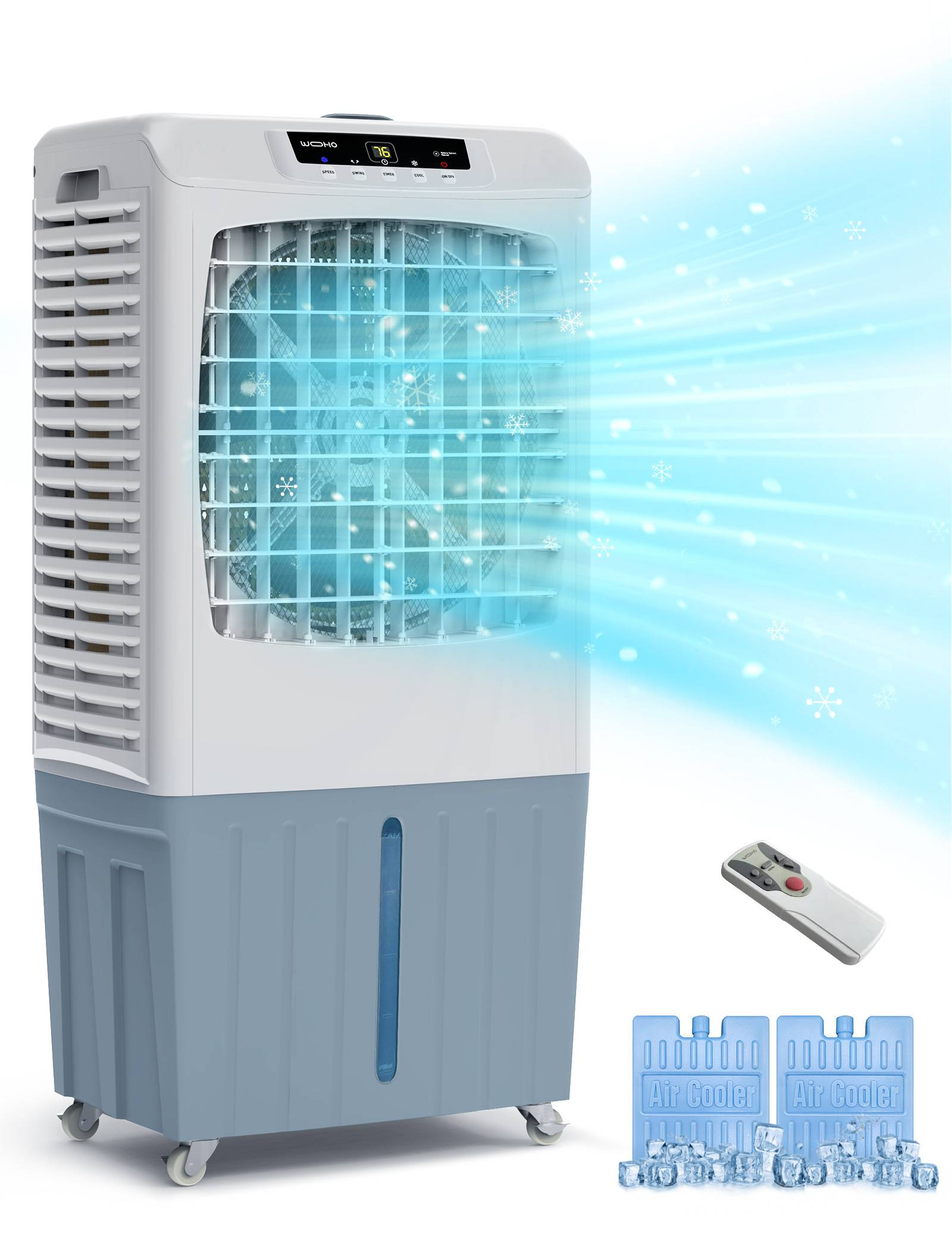 Outdoor Cool Air Evaporative Cooler, Powerful High Velocity  Swamp Cooler For Commercial Use - Yeego Life
