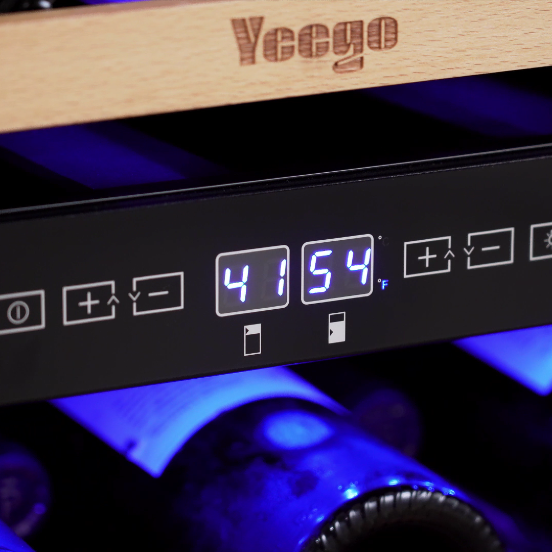 Touchscreen control panel of the Yeego WF30