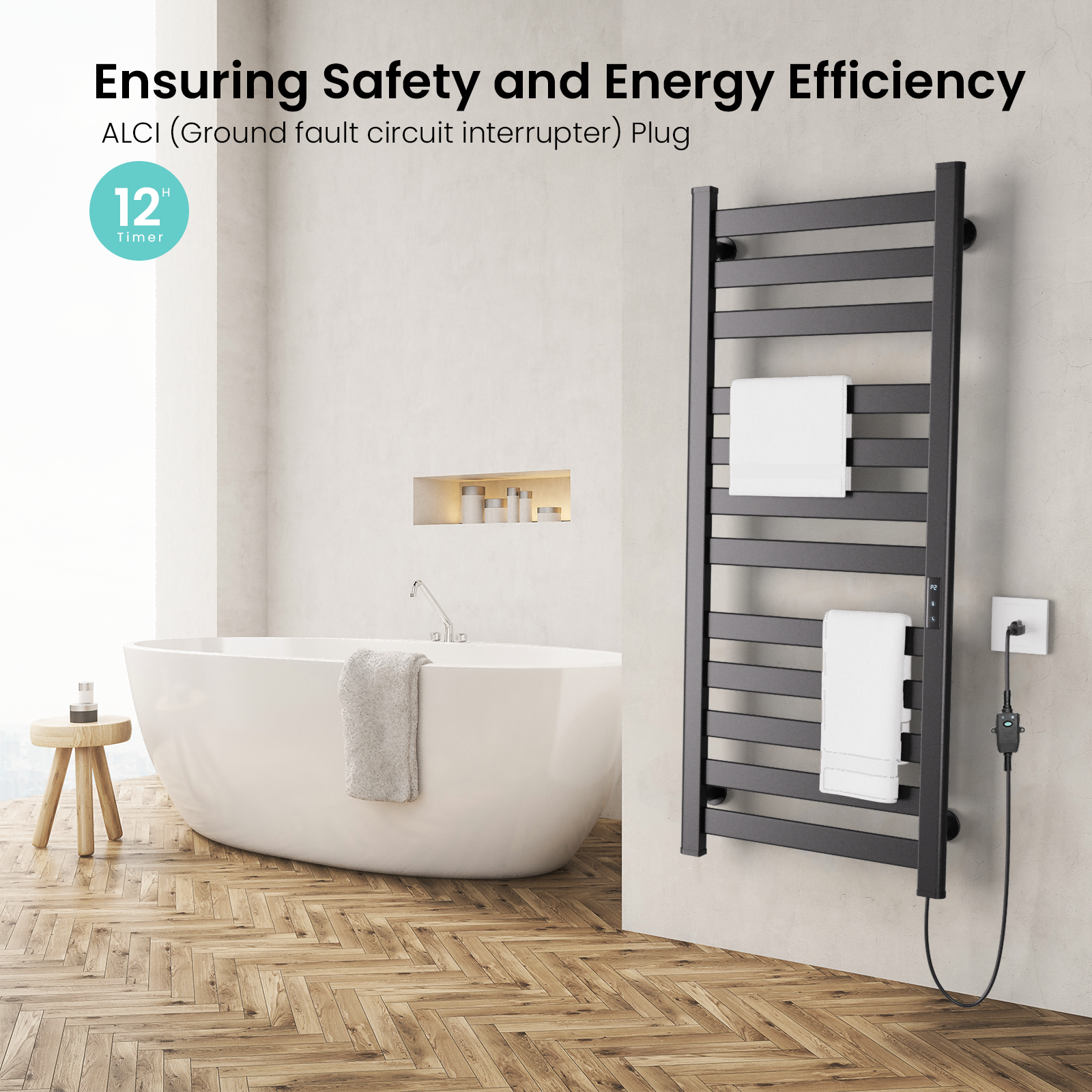 47.2'' Height Wall Mounted Towel Warmer