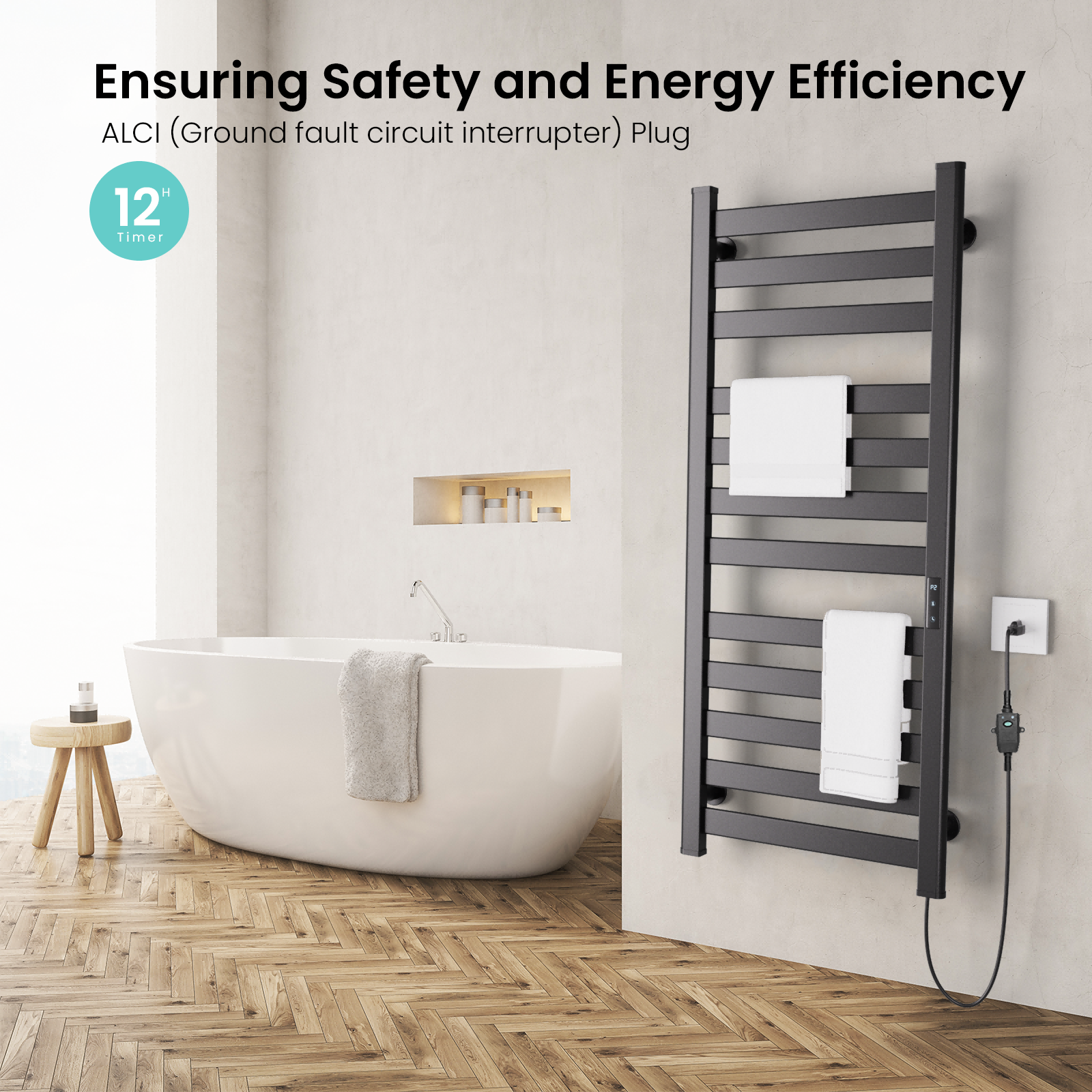 47.2'' Height Wall Mounted Towel Warmer - Yeego Life