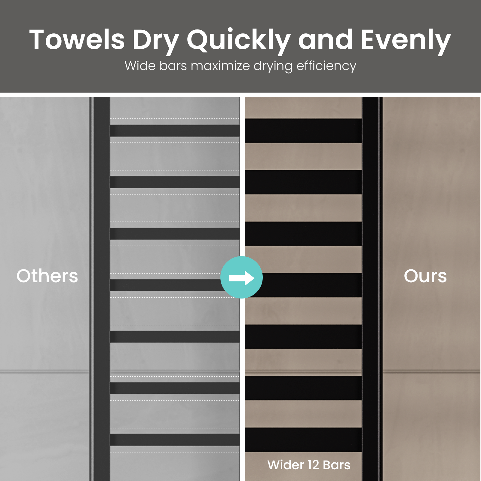 47.2'' Height Wall Mounted Towel Warmer