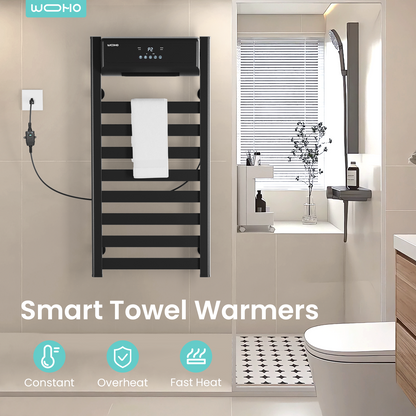 39.4'' Height Wall Mounted Towel Warmer with PTC Heater - Yeego Life