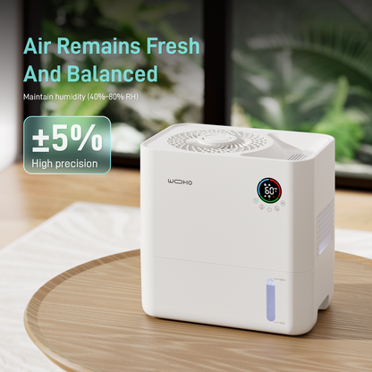 Mist Free Smart Humidifier, 1.32 Gal/5L Quiet Humidifier for Medium Room - Yeego Life
