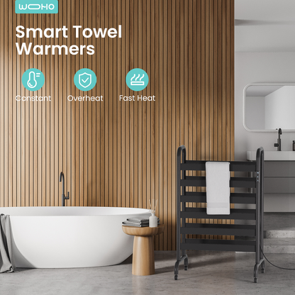 37.4'' Height Freestanding Double-deck Towel Warmer - Yeego Life
