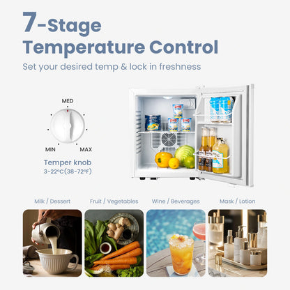 Yeego 14.9-inch 0.92 Cu.Ft Quiet Mini Fridge