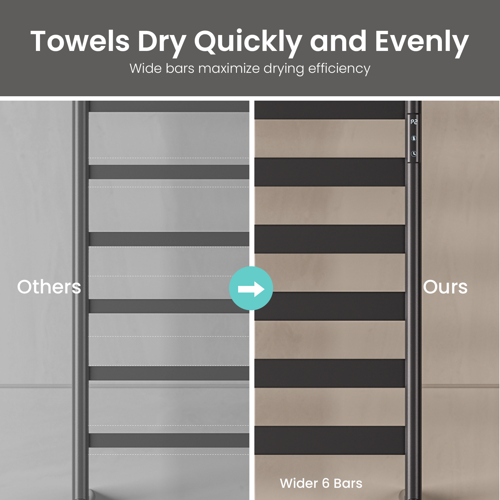 37.4'' Height Freestanding Double-deck Towel Warmer - Yeego Life