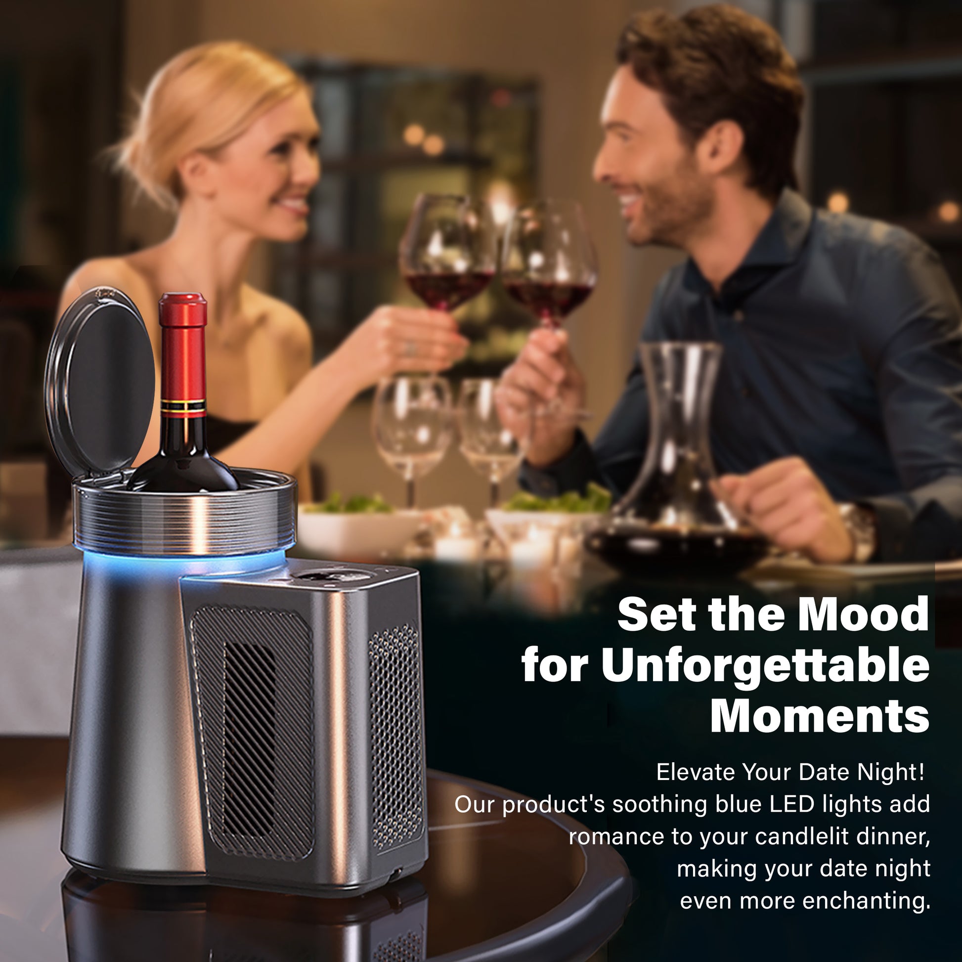 Yeego Electric Wine Chiller, Wine Champagne Bottle Cooler - Yeego Life