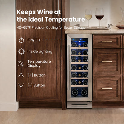 Yeego 12" Wine Fridge 20 Bottles