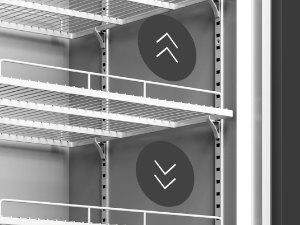 Merchandiser_Refrigerator-Adjustable_Interior_Shelving