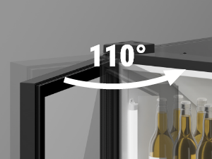 Merchandiser Refrigerator-Auto-Close Glass Door