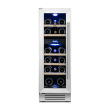 Yeego 12" Wine Fridge Dual Zone 17 Bottles Left Hinge