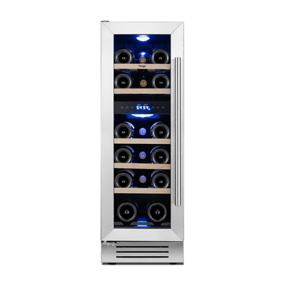 Yeego 12" Wine Fridge Dual Zone 17 Bottles