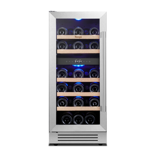 Yeego 15" Wine Fridge Dual Zone 28 Bottles