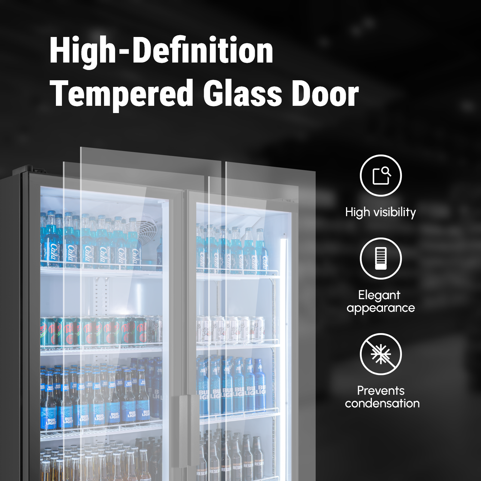 Yeego 22-25-44-50 inch Commercial Merchandiser Refrigerator - Yeego Life
