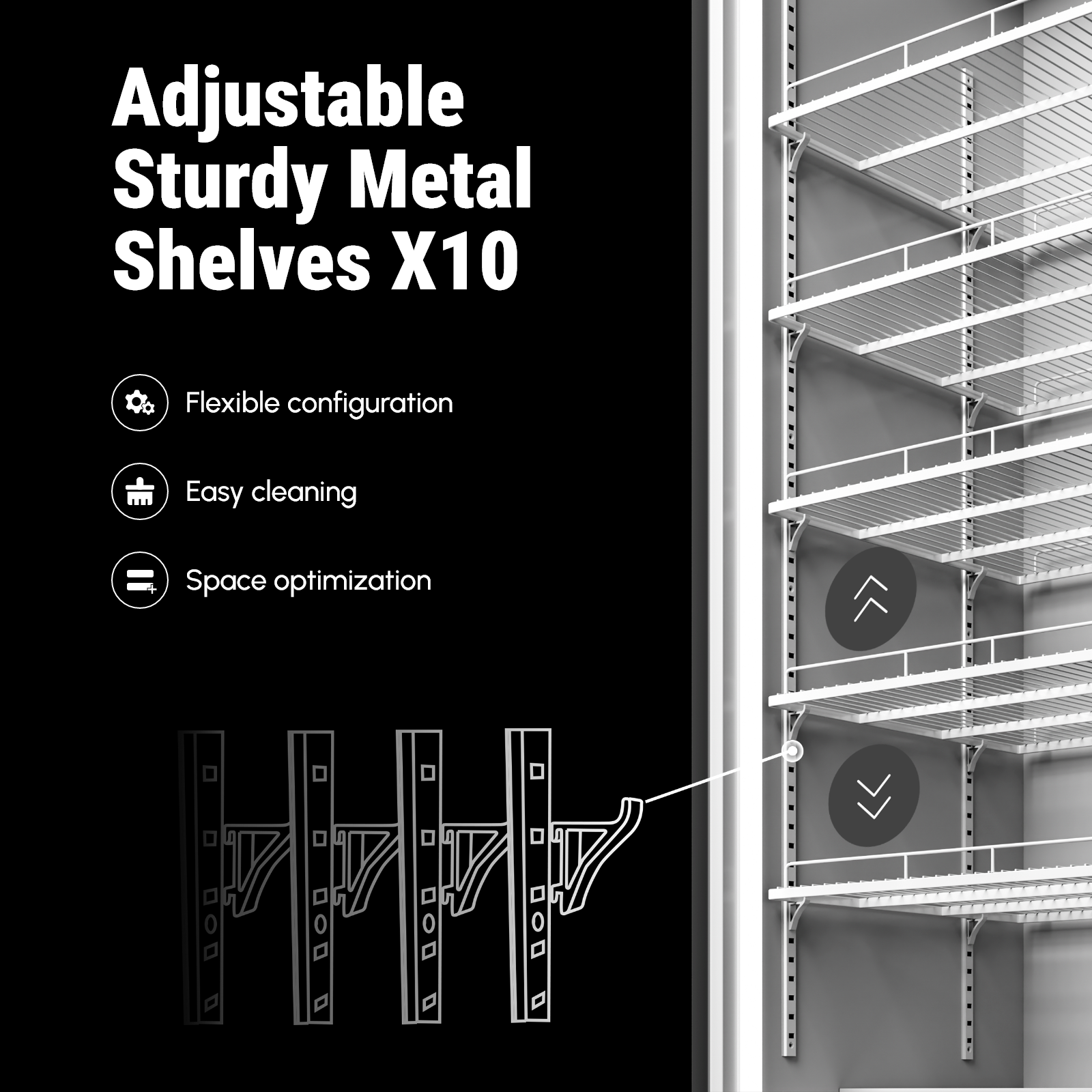 Yeego 22-25-44-50 inch Commercial Merchandiser Refrigerator - Yeego Life