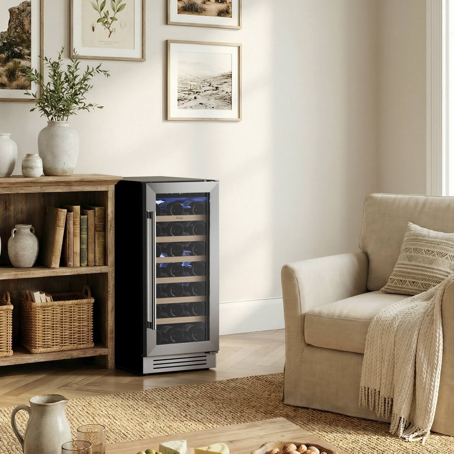 Yeego 15" Wine Fridge 33 Bottles,Budget-Friendly Wine Fridges