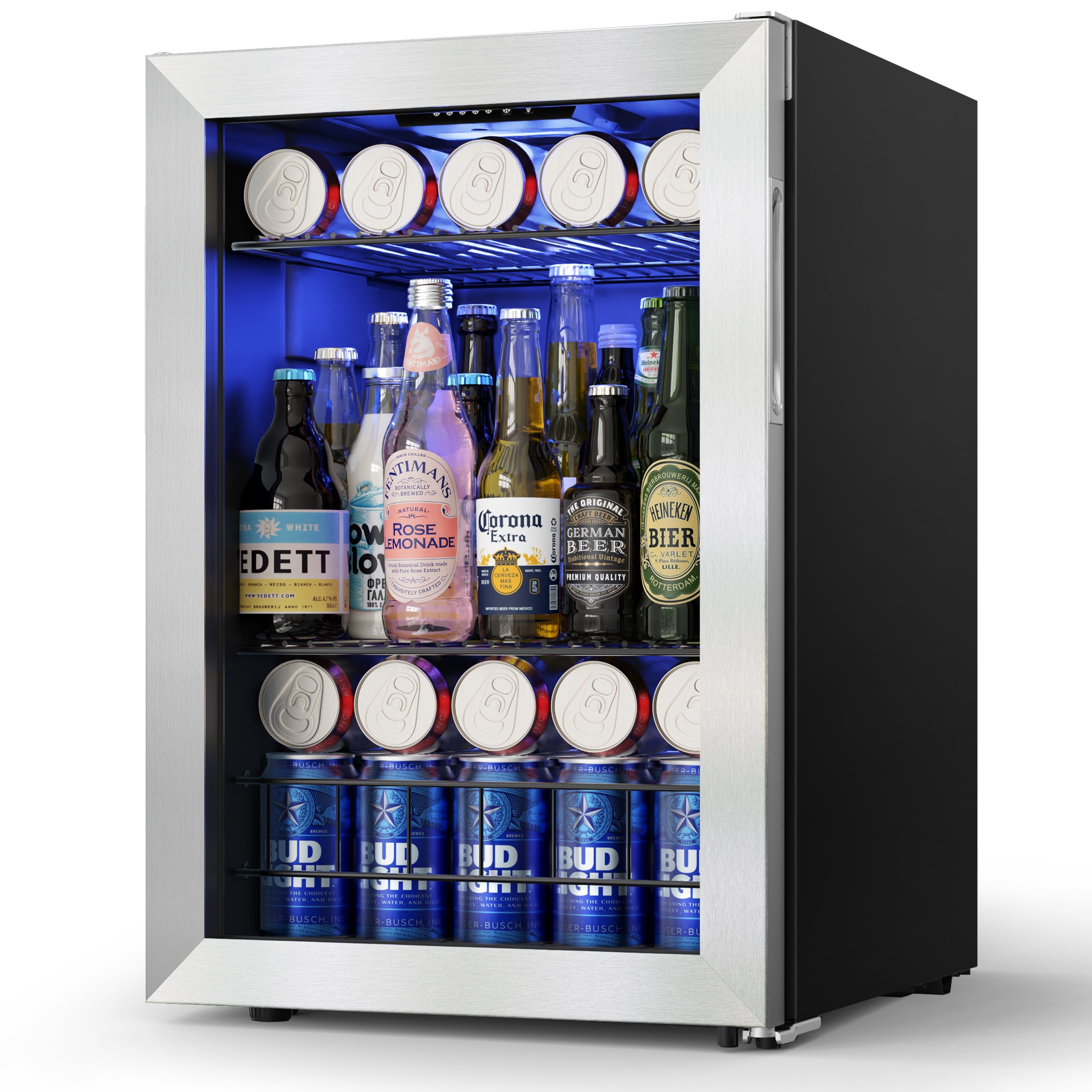 Yeego 80 Cans Mini Beverage Drink Fridge, Counter Top or Undercounter