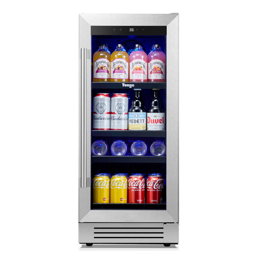Yeego 15 inch beverage cooler 100 cans capacity