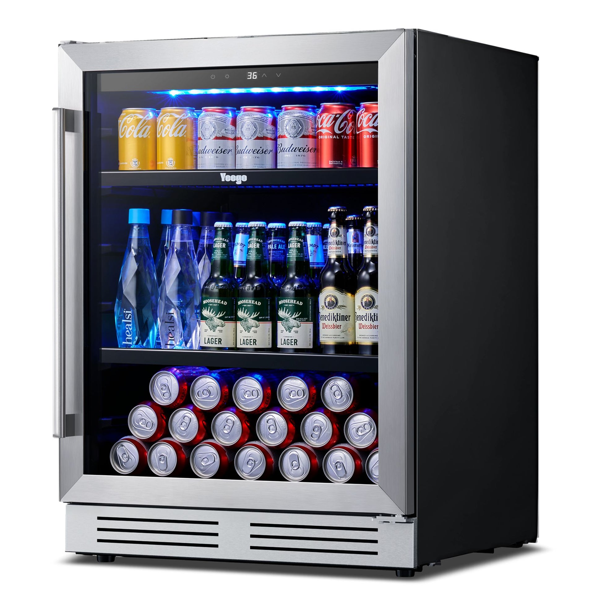 Yeego 24" Wine Beverage Cooler 180 Cans - Yeego Life