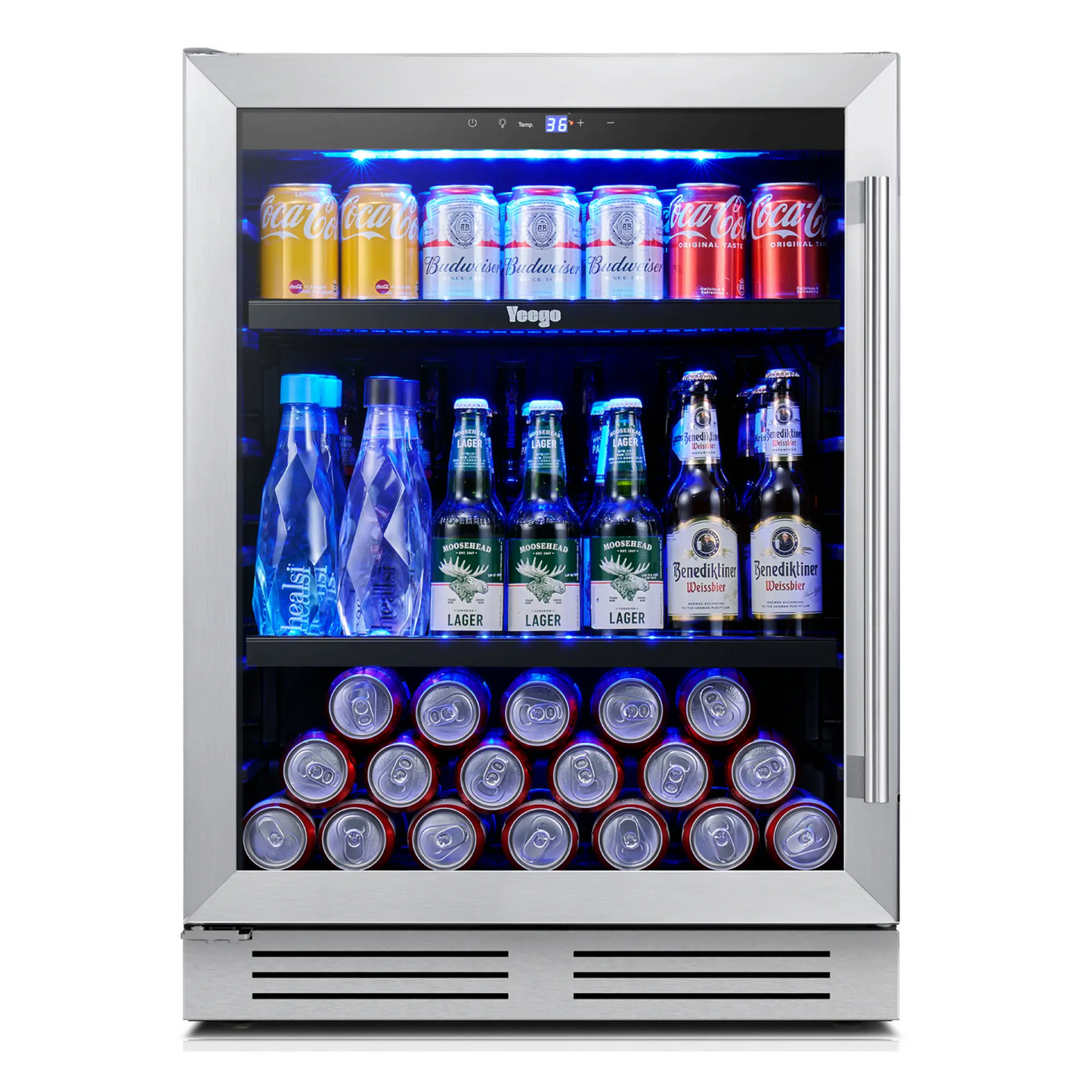 Yeego 24" Beverage Cooler 180 Cans