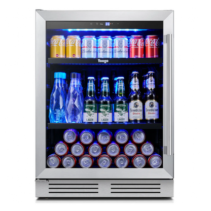 Yeego 24" Beverage Cooler 180 Cans