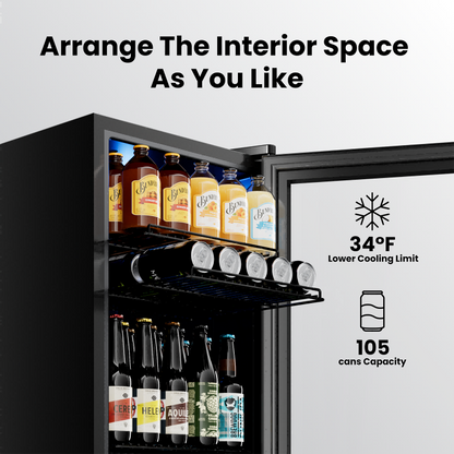 Yeego Freestanding Beverage Cooler