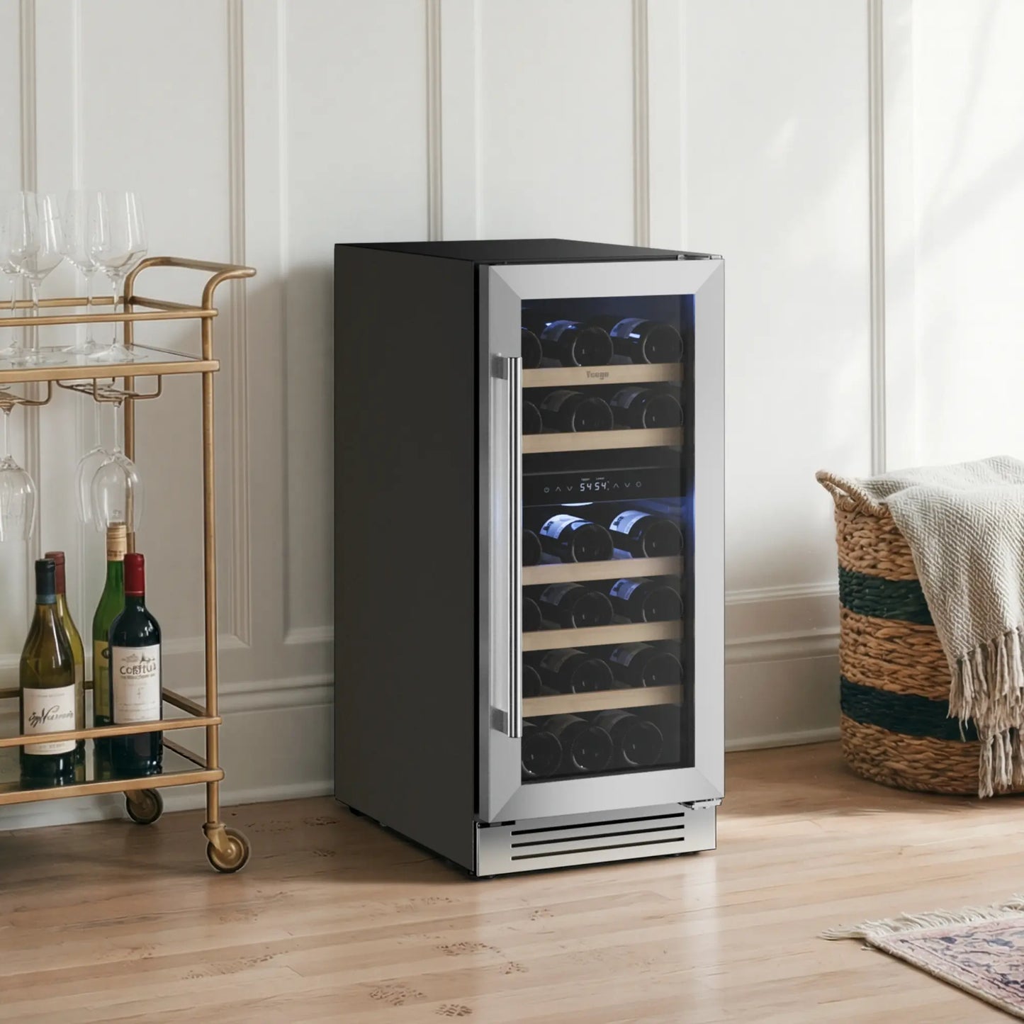 Yeego 15" Wine Fridge Dual Zone 28 Bottles