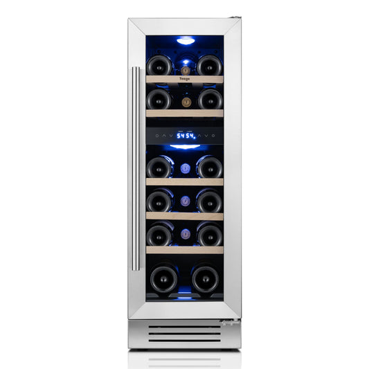 Yeego 12" Wine Fridge Dual Zone 17 Bottles