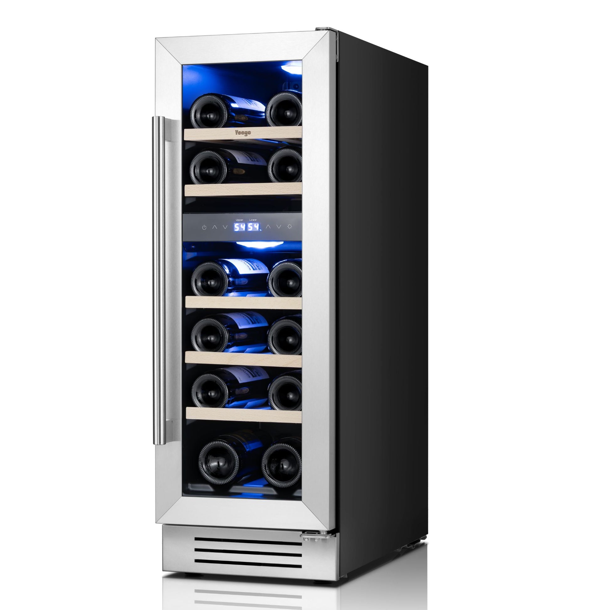 Yeego 12" Wine Fridge Dual Zone 17 Bottles - Yeego Life