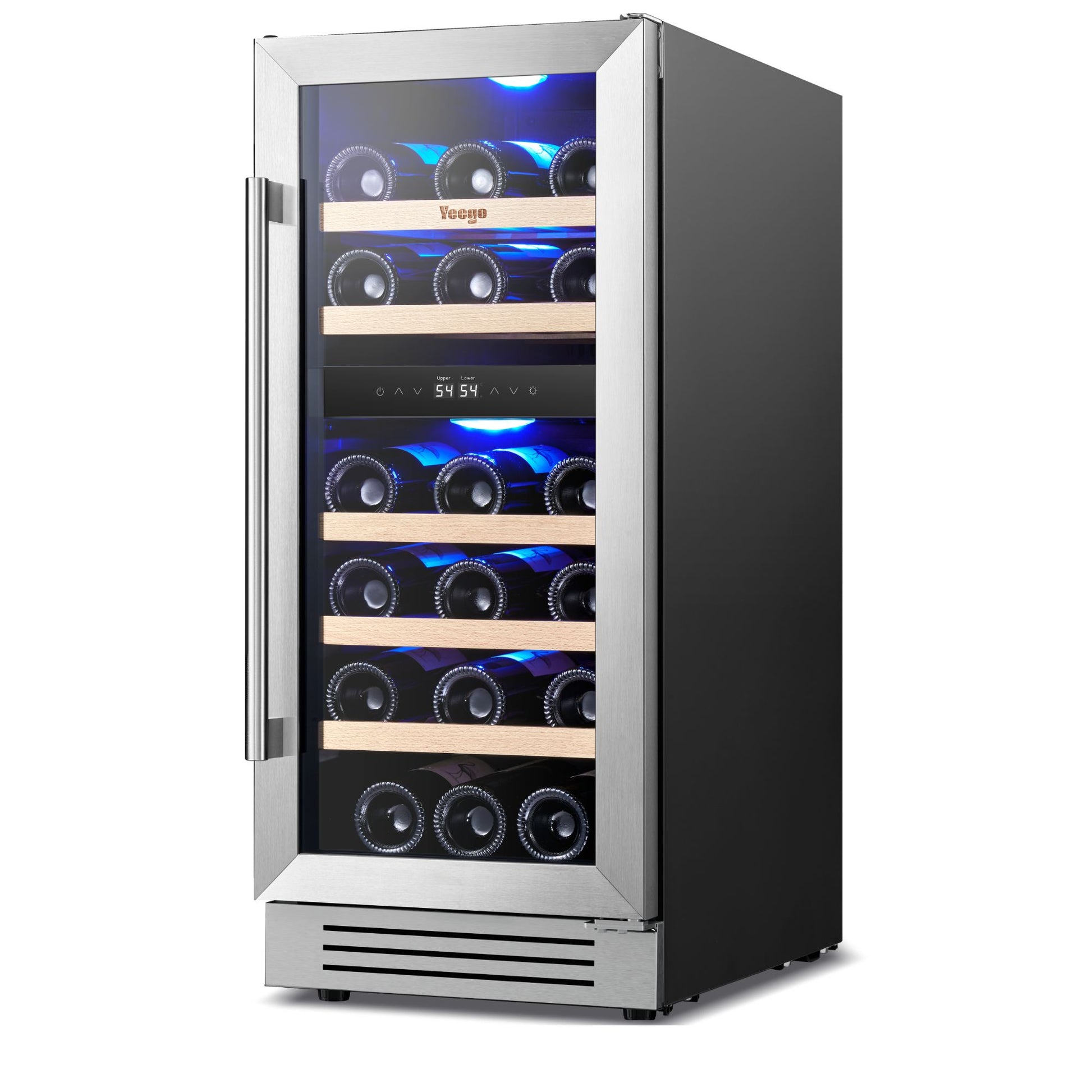 Yeego 15" Wine Fridge Dual Zone 28 Bottles - Yeego Life