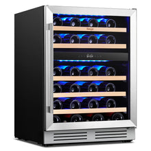 Yeego 24" Wine Fridge Dual Zone 47 Bottles - Yeego Life