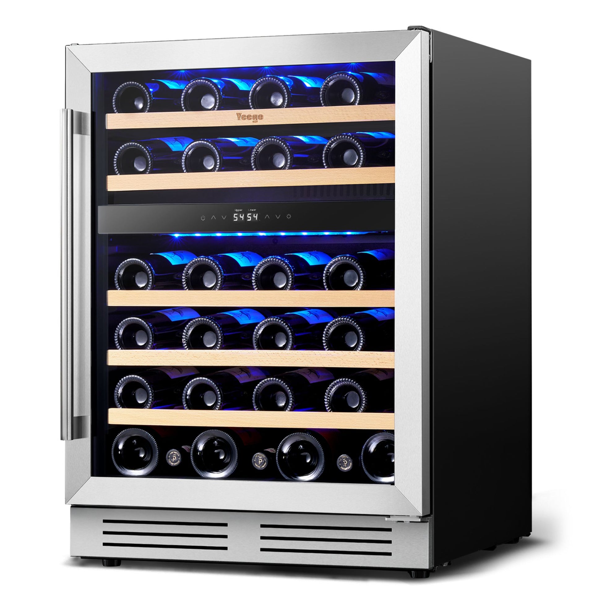 Yeego 24" Wine Fridge Dual Zone 47 Bottles - Yeego Life