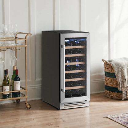 Yeego 15" Wine Fridge 33 Bottles,Budget-Friendly Wine Fridges