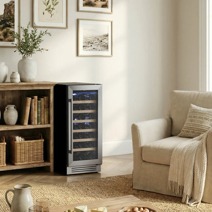 Yeego 15" Wine Fridge 33 Bottles,Budget-Friendly Wine Fridges