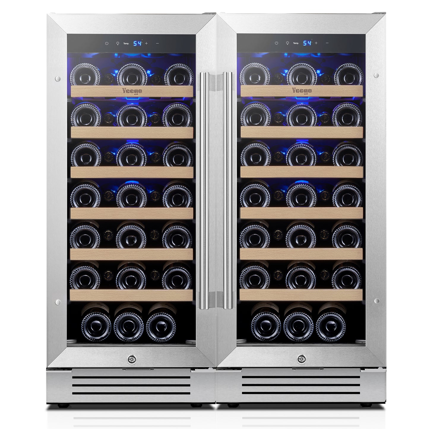 Yeego 30" Wine Fridge Dual Zone 66 Bottles - Yeego Life