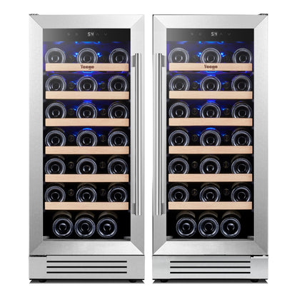 Yeego 30" Wine Fridge Dual Zone 66 Bottles - Yeego Life