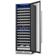 Yeego 24'' Dual Zone Wine Fridge, 154 Bottles