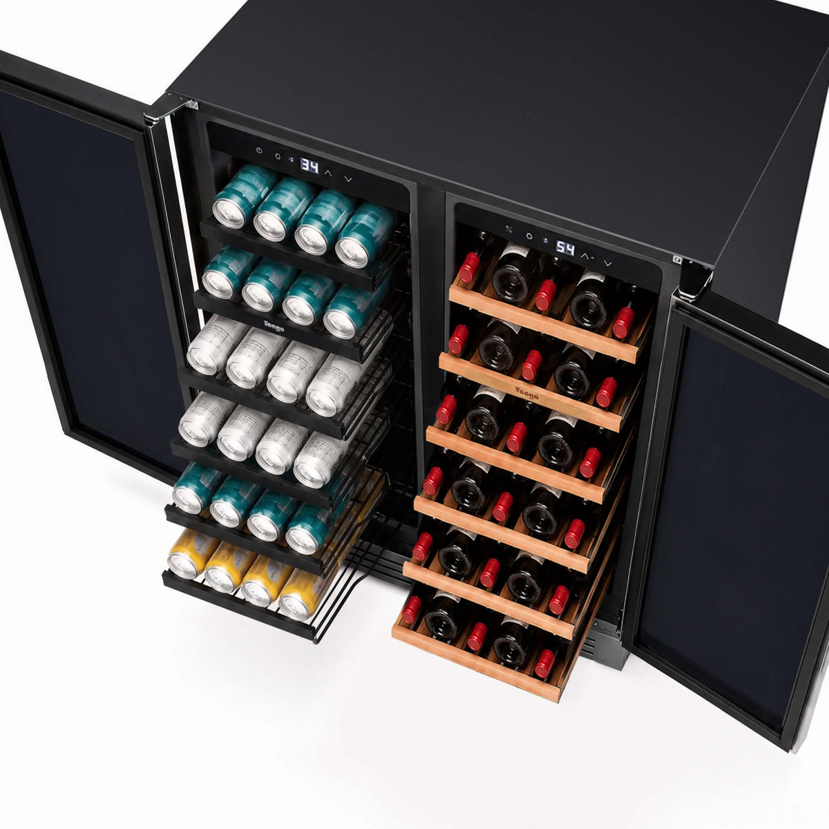 Yeego 30'' Outdoor Wine Beverage Fridge, 80 Cans 33 Bottles