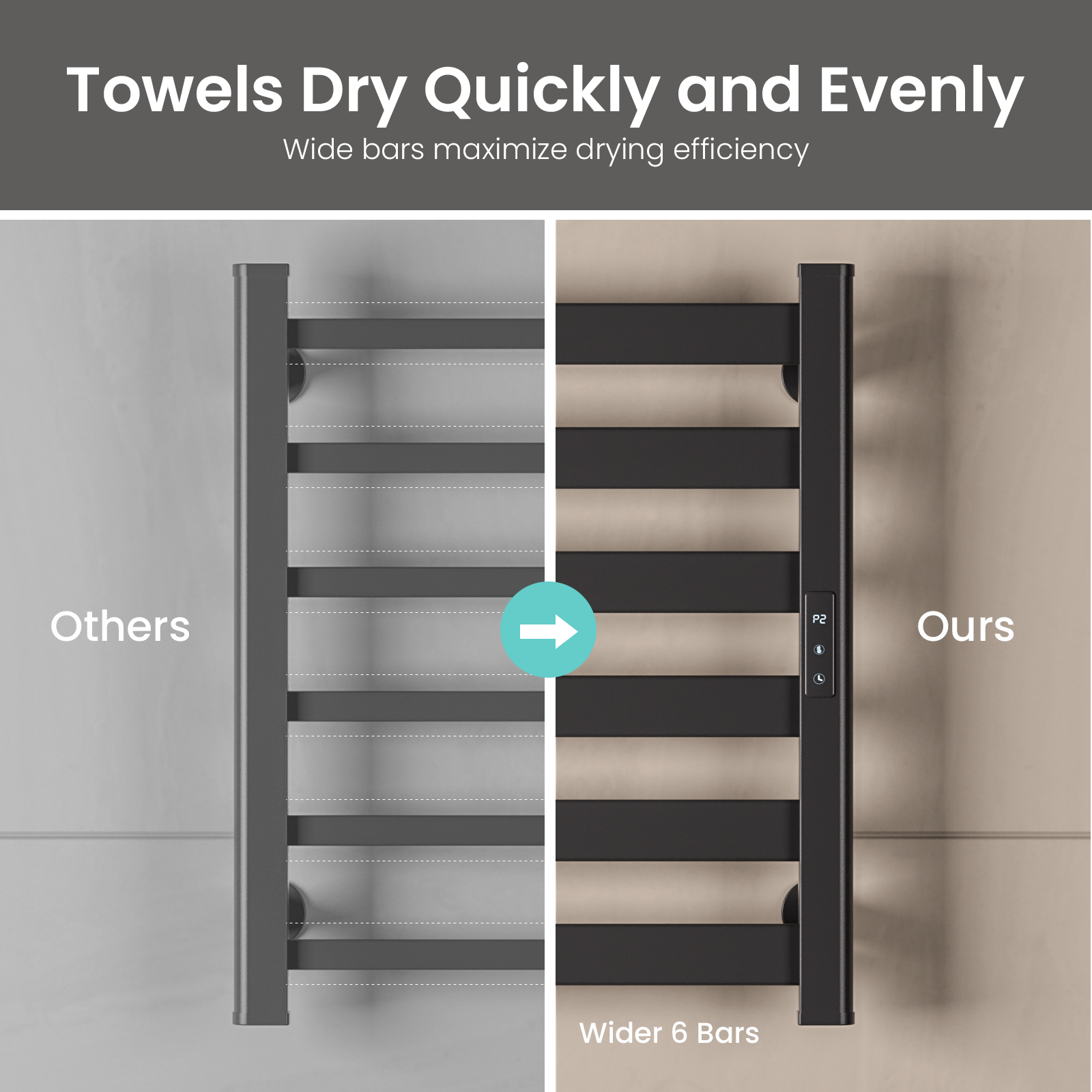 23.6'' Height Wall Mounted Towel Warmer