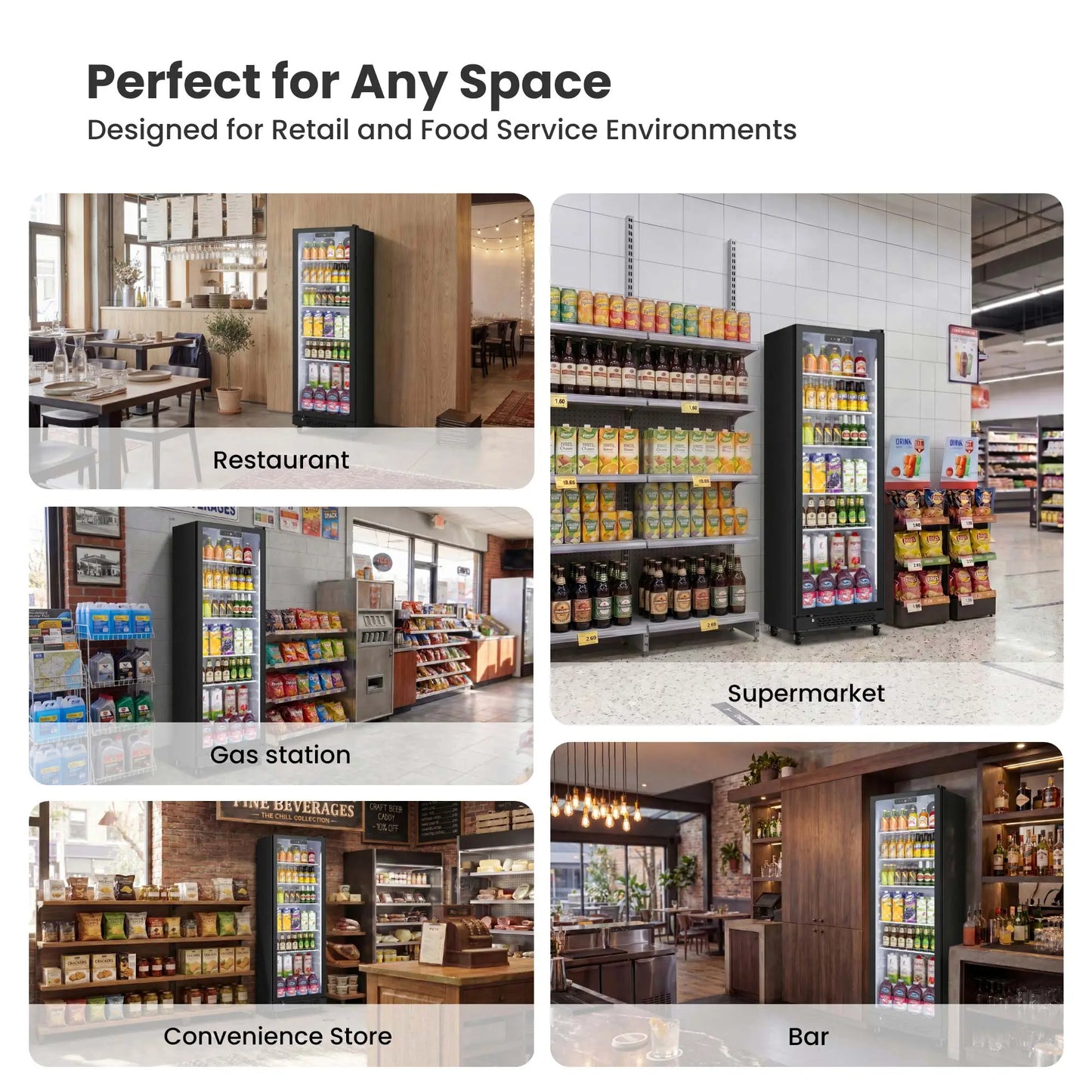 Yeego Commercial Beverage Fridge
