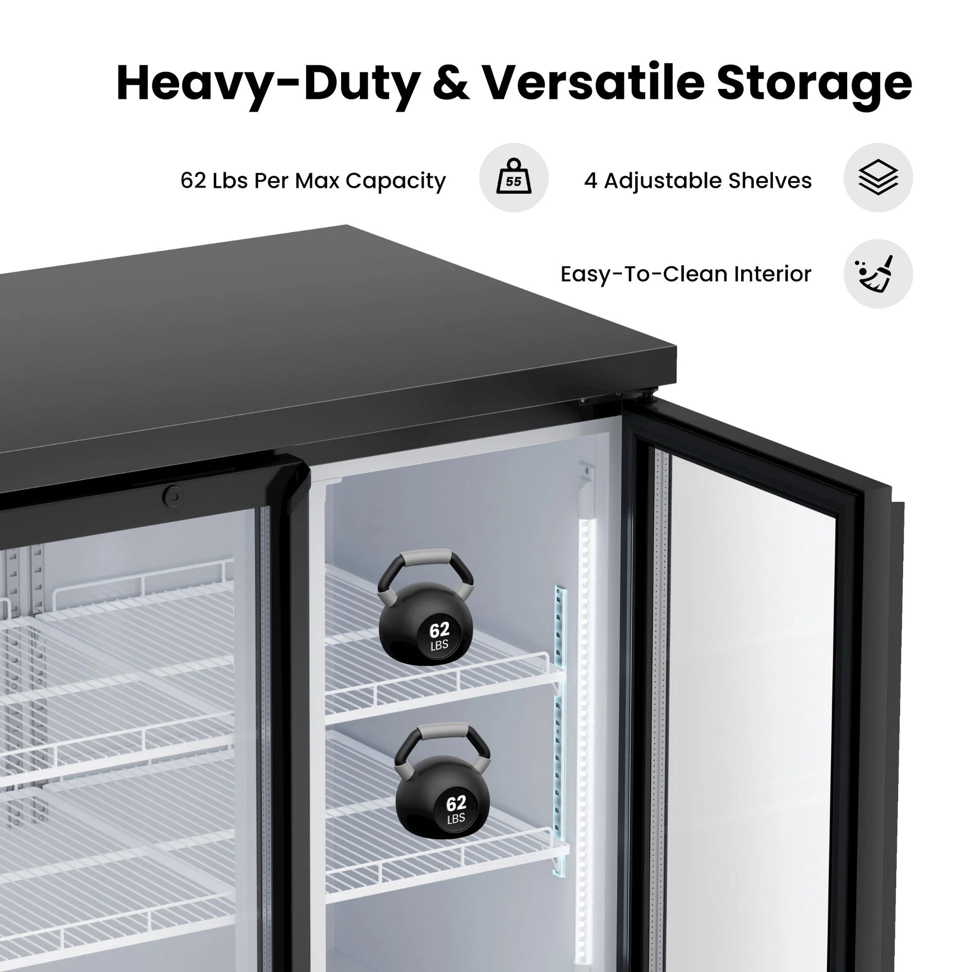 Adjustable wire shelving system designed for flexible beverage storage and organization