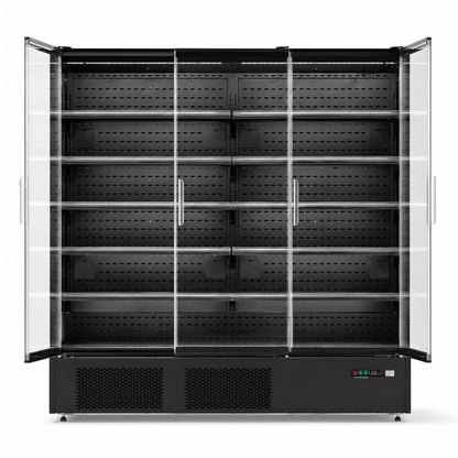 Yeego 68.5 Cu.Ft. 3-Door Open Air Merchandiser Refrigerator