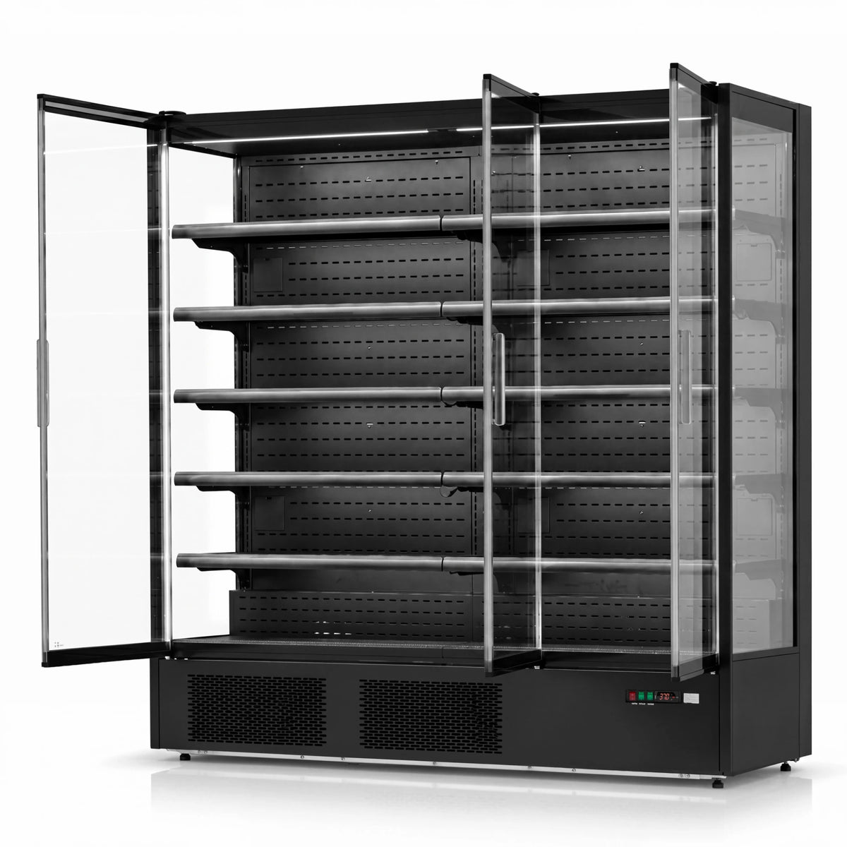 Yeego 68.5 Cu.Ft. 3-Door Open Air Merchandiser Refrigerator
