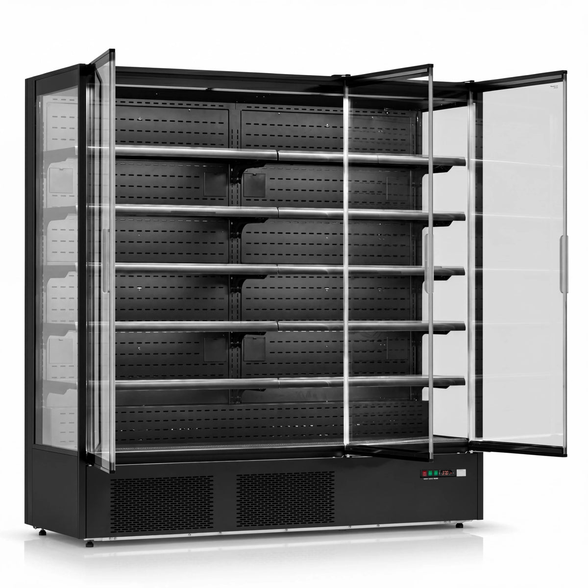 Yeego 68.5 Cu.Ft. 3-Door Open Air Merchandiser Refrigerator